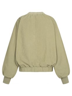 Cordjacke in Salbei Rückseite