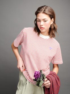 Alternative view of Shirt stripes with heart red
