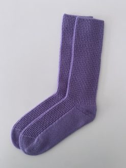 Kaschmir Socken violett