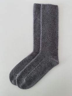 Kaschmir Socken in grau