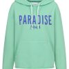 Hoodie Paradise Island grün