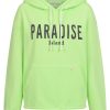 Hoodie Paradise Island lime
