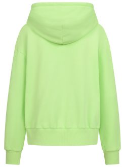 Hoodie Paradise Island lime Rückansicht