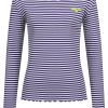 Longsleeve blau-weiß geringelt
