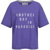T-shirt mit Another day in Paradise Print