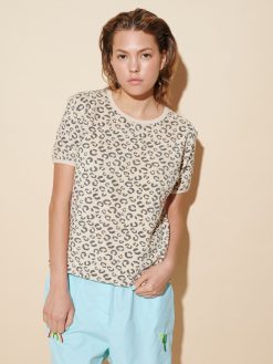 Shirt Frottee beige am Model