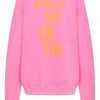 Syltsychtig Sweatshirt in neon pink Rückansicht