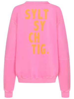 Syltsychtig Sweatshirt in neon pink Rückansicht