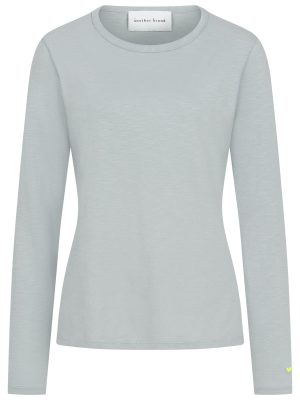 Longsleeve mit Rundhals hellgrau