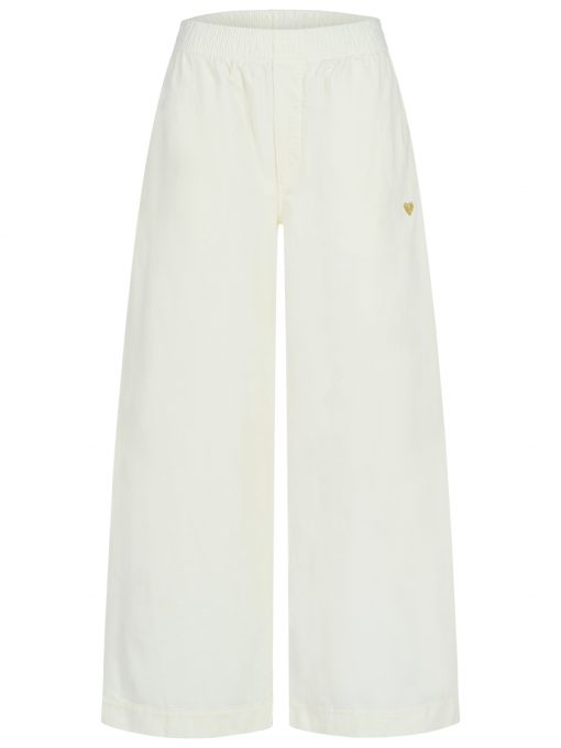 Cord Hose in creme weiß