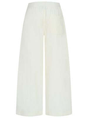 Cord Hose in creme weiß Rückansicht