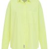 Popeline Bluse why? lime