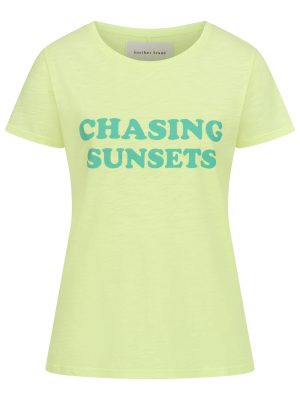 T-Shirt Chasing Sunsets lime