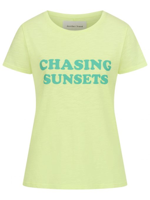 T-Shirt Chasing Sunsets lime