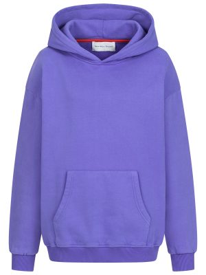 Hoodie Why so serious lila Vorderseite