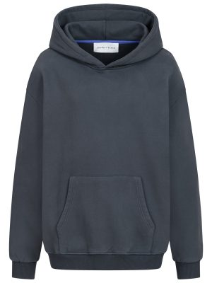 Hoodie Why so serious grauschwarz Vorderansicht