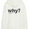Hoodie Why so serious off-white Rückteil