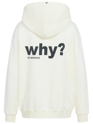 Hoodie Why so serious off-white Rückteil