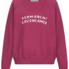 Sweatshirt Daydreamer in bordeaux