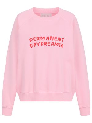 Sweatshirt Permanent Daydreamer in rosa