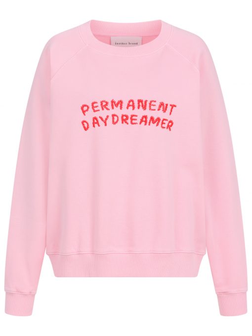 Sweatshirt Permanent Daydreamer in rosa