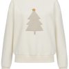 Sweatshirt mit X-mas Tree in off-white