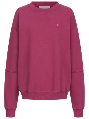 Sweatshirt mit Yes Print auf dem Rückteil in bordeaux