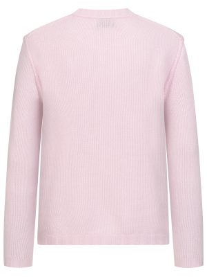 Kachmir Pullover holiday season in rosa Rückansicht