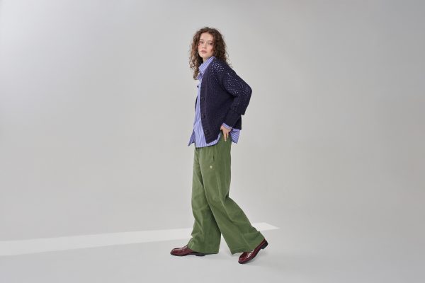 another brand outfit mit cordhose und bluse