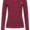 Longsleeve rot-blau geringelt