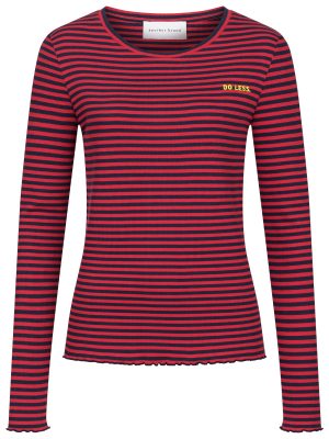 Longsleeve rot-blau geringelt