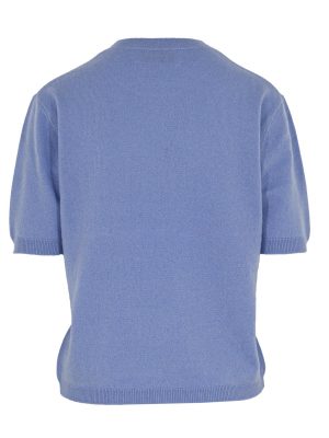 Pullover mit Krabben in blau Rückansicht