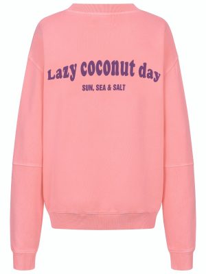 Sweatshirt Lazy Coconut apricot Rückansicht