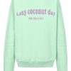 Sweatshirt Lazy Coconut gruen