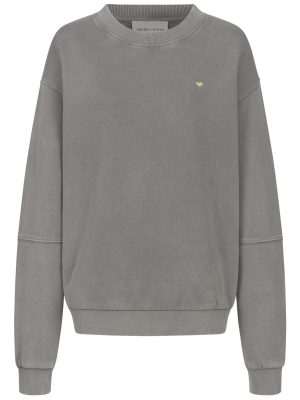 Sweatshirt Lazy Coconut grau Vorderansicht