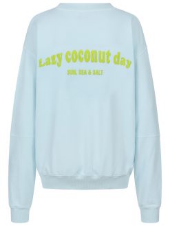 Sweatshirt Lazy Coconut blau