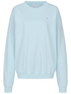 Sweatshirt Lazy Coconut blau Vorderansicht