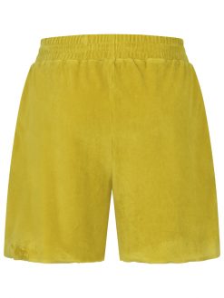 Bermuda Shorts in senfgelb Rückansicht