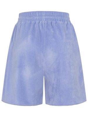 Bermuda Shorts in flieder Rückansicht