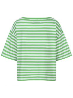 Grün gestreiftes Sunshine T-shirt Rückansicht