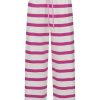 Lounge Hose mit Streifen in pink