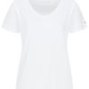 T-shirt V-neck weiß