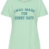 T-shirt sunny days in hellem grün