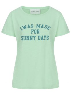 T-shirt sunny days in hellem grün