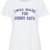 T-shirt sunny days in weiß