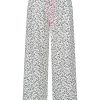 Lounge Leo Frottée Hose in weiss