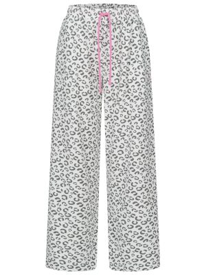 Lounge Leo Frottée Hose in weiss
